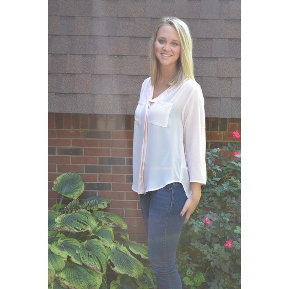 SOLD OUT! Blush Pink Top - Picture 2 of 2