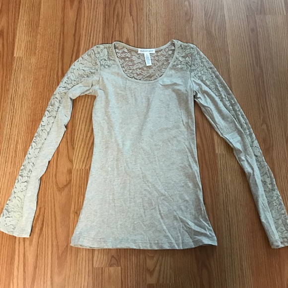 Lace Long Sleeve Top!