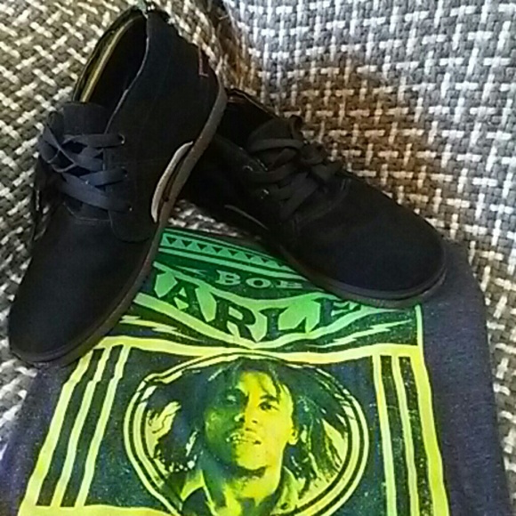 Leather 'One Love' Bob marley shoes