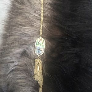Kendra Scott abalone Rayne necklace NWOT