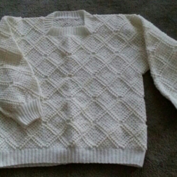 Vintage Handmade Bulky Granny Square Sweater - Picture 1 of 4