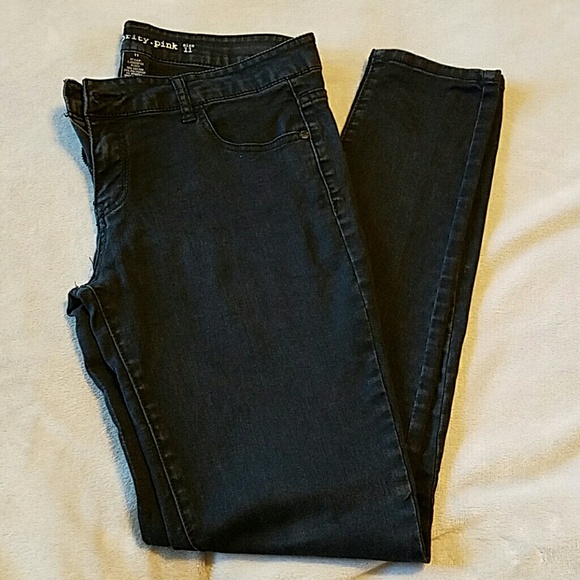 Celebrity Pink Black Colored Skinny Pant
