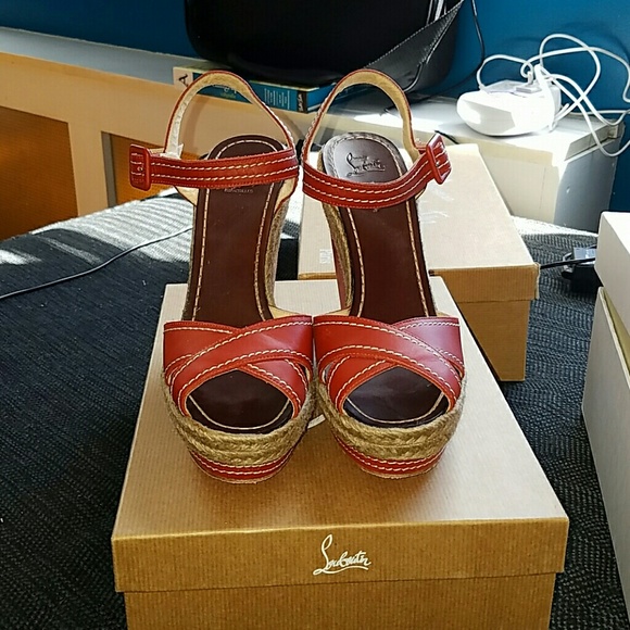 Authentic Christian Louboutin Wedges