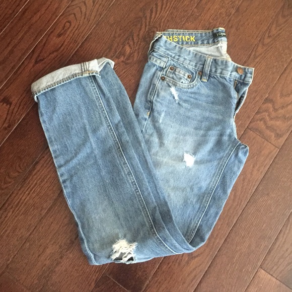 Jcrew matchstick jeans
