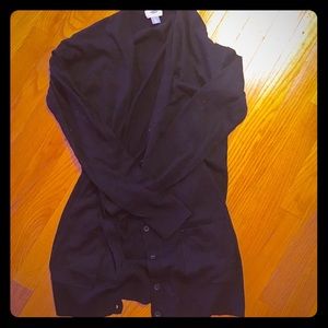 Black boyfriend/oversized cardigan