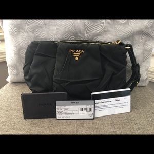 Authentic Prada wristlet/clutch