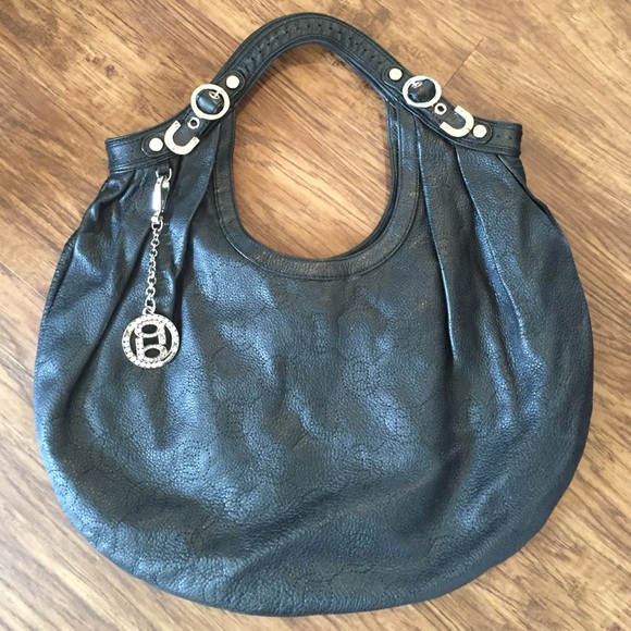 Large LEATHER Bebe handbag