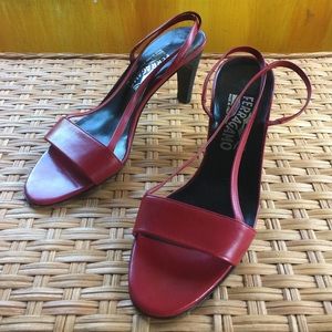 Italian Red Sandals