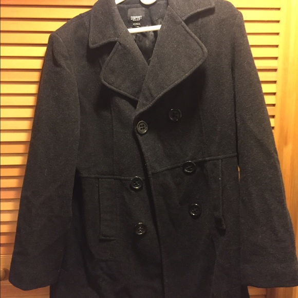 E spirit women's pea coat sz Large