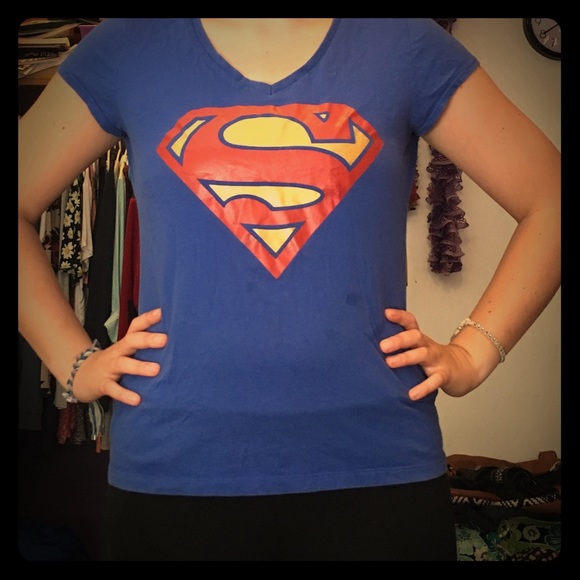 Woman's superman t shirt