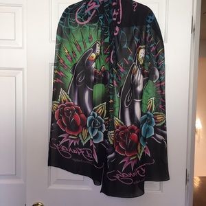 Ed Hardy silk scarf Ed Hardy silk scarf