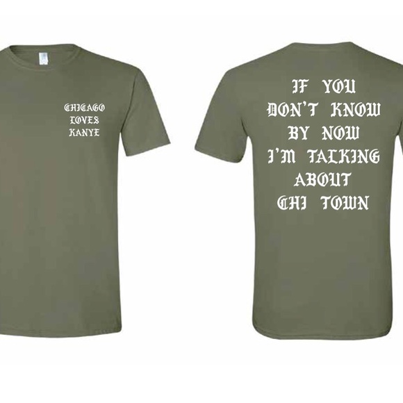 Chicago Loves Kanye tshirts Life of Pablo style - Picture 2 of 3