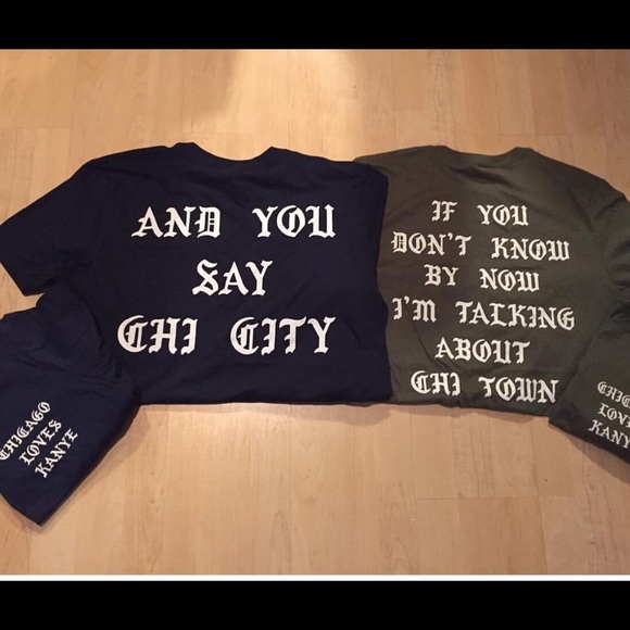 Chicago Loves Kanye tshirts Life of Pablo style - Picture 3 of 3