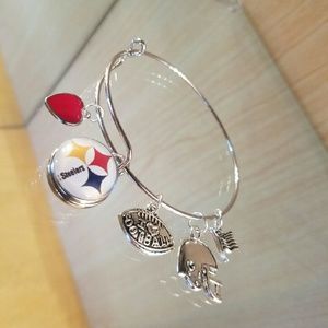 Pittsburgh Steelers charm bracelet