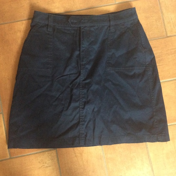 Lands End Navy Skort