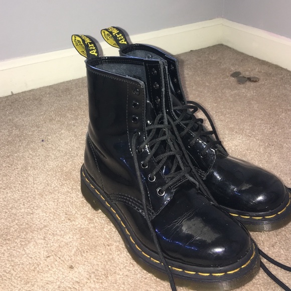 Patent leather doc martins!