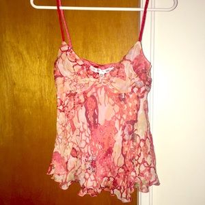Diane von Furstenberg DVF silk tank top