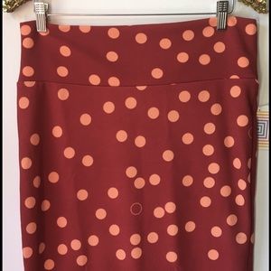 LuLaRoe large Cassie skirt nwt