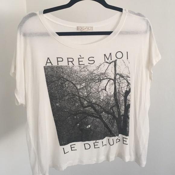 Oversized Graphic Top - Forever 21