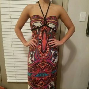 Boho Halter maxi dress