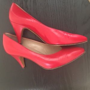 SALE! Classic Red Leather Heels
