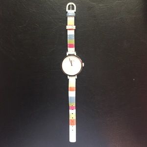 Coach "Legacy" Stripe Watch