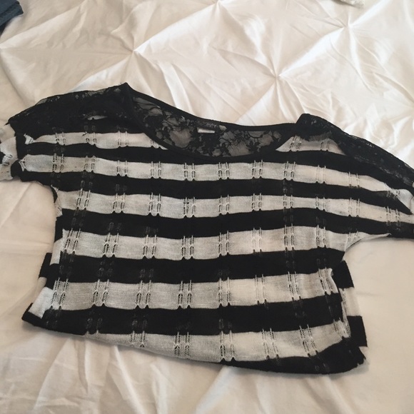 Cute top with lacy back