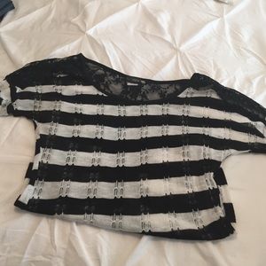 Cute top with lacy back