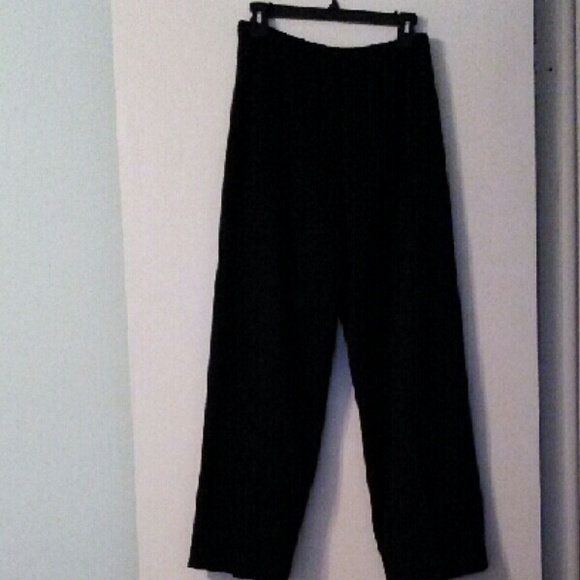 Classic Black Knit Slacks