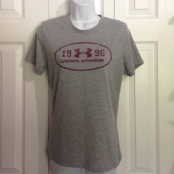 UNDER ARMOUR Gray Tee Shirt MEDIUM