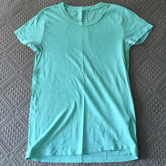 J Crew vintage cotton sea foam crew neck tee