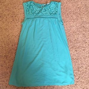 Teal dress
