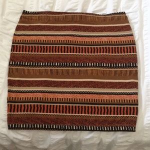Tribal print skirt