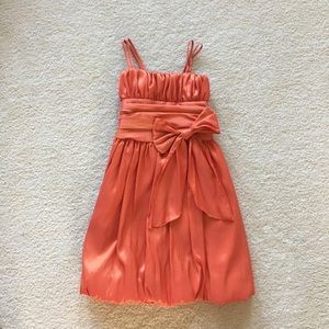 NWOT Orange Flower Girl Dress