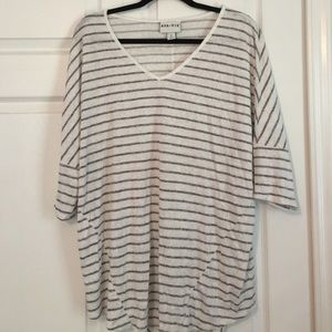 3/4 sleeve oversized tunic