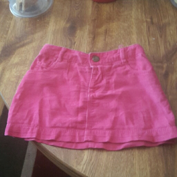 Pink Jean skirt size 2t mini skirt