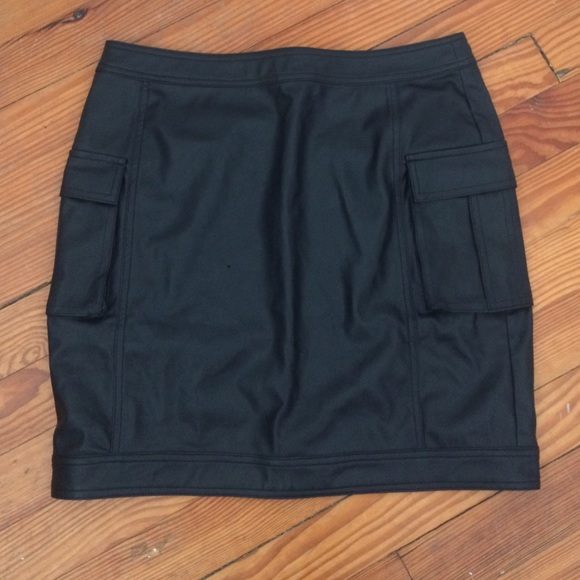 Anthropologie mo:vint New York vegan leather skirt - Picture 4 of 7