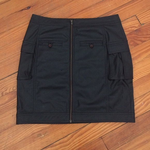Anthropologie mo:vint New York vegan leather skirt - Picture 5 of 7