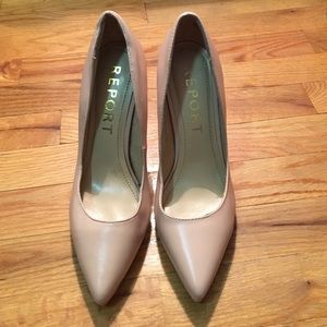 Nude Pointed Toe Pumps