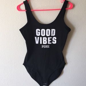 PINK Good Vibes Onesie