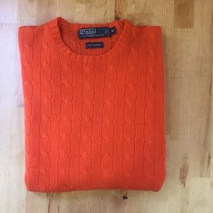 POLO Ralph Lauren 100% Cashmere Cable Knit Sweater