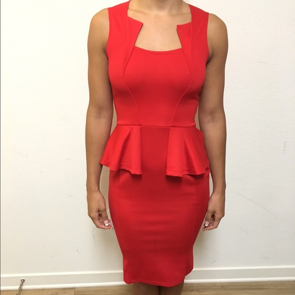 Res peplum dress