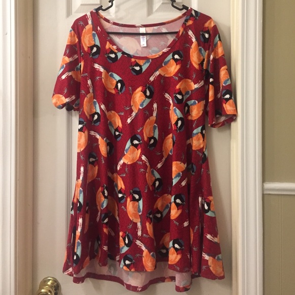 Lularoe perfect tee with birds!