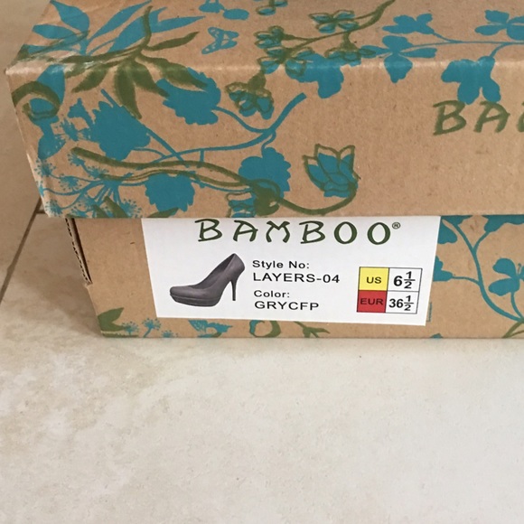 Gray Platform Pumps - image 3