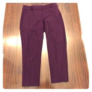 LOFT Dark Purple Slacks