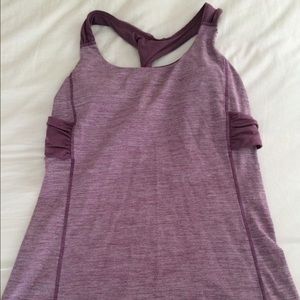 Lululemon purple sport top size 8 tank