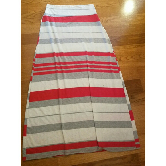 Striped Maxi Skirt