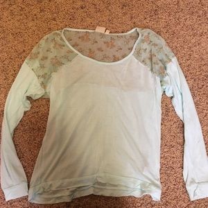 Floral long sleeve shirt