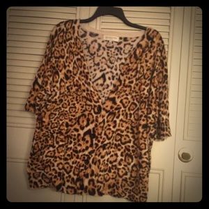 Leopard cardigan Sz. 3x