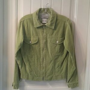 Green Velvety Jacket